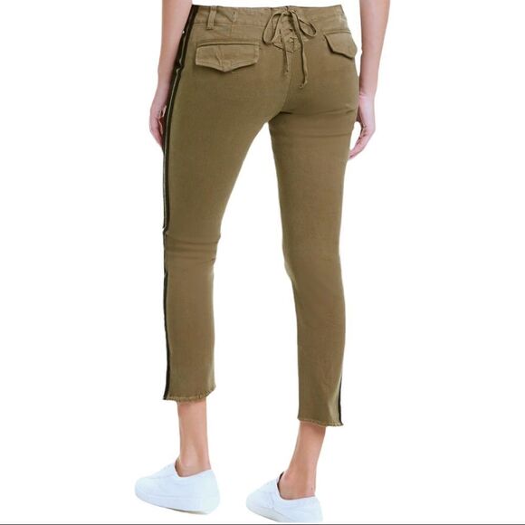 Pam & Gela Double Stripe Pant in Winter Moss - Picture 6 of 10